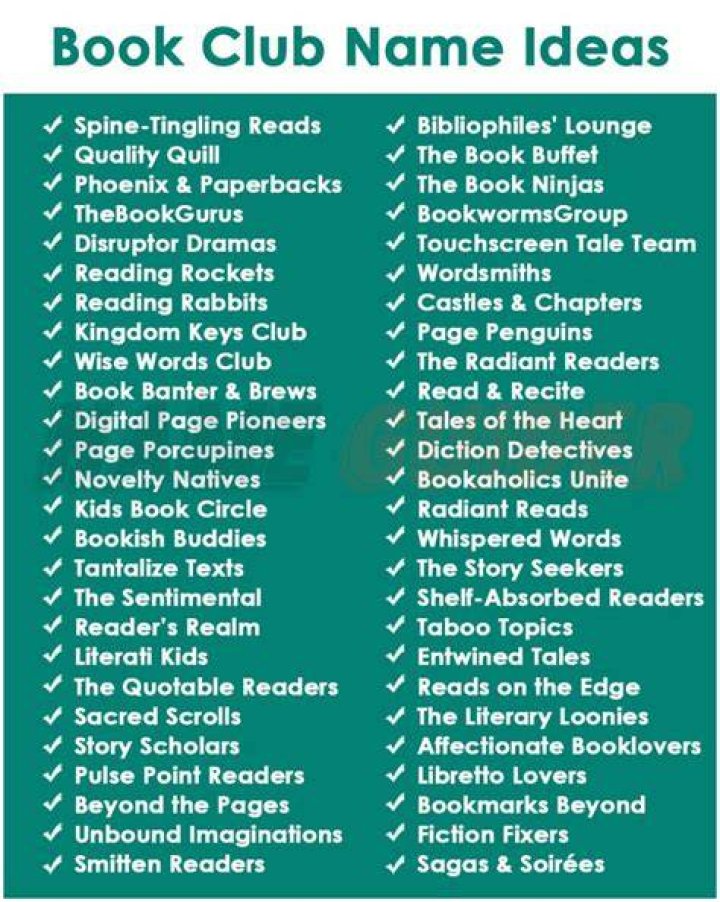 755+ Creative Book Club Name Ideas Worth Starting (Ultimate List)