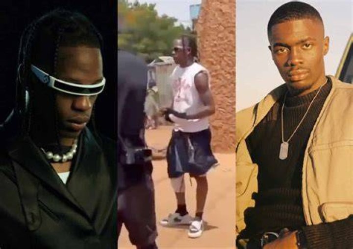 American Hip Hop Star, Travis Scott Shoots Music Video In Kano state
