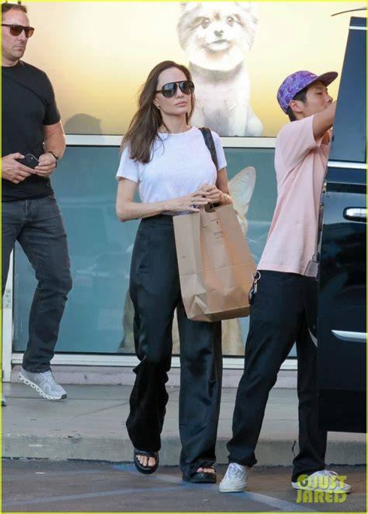 Angelina Jolie Goes Birthday Shopping With Twins Knox and Vivienne