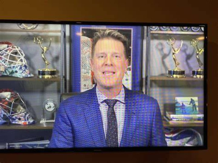 Big flex by Steve Valiquette with the Emmys in his background r/rangers