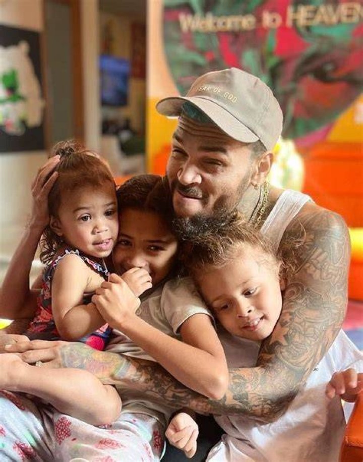 Blog Chris Brown&rsquo;s Daughter & Baby Mama Charm In Matching Bathing
