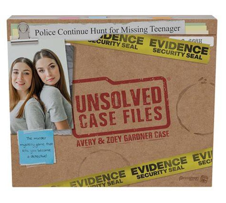 Buy Unsolved Case Files Gardner, Avery Active Murder Mystery Case