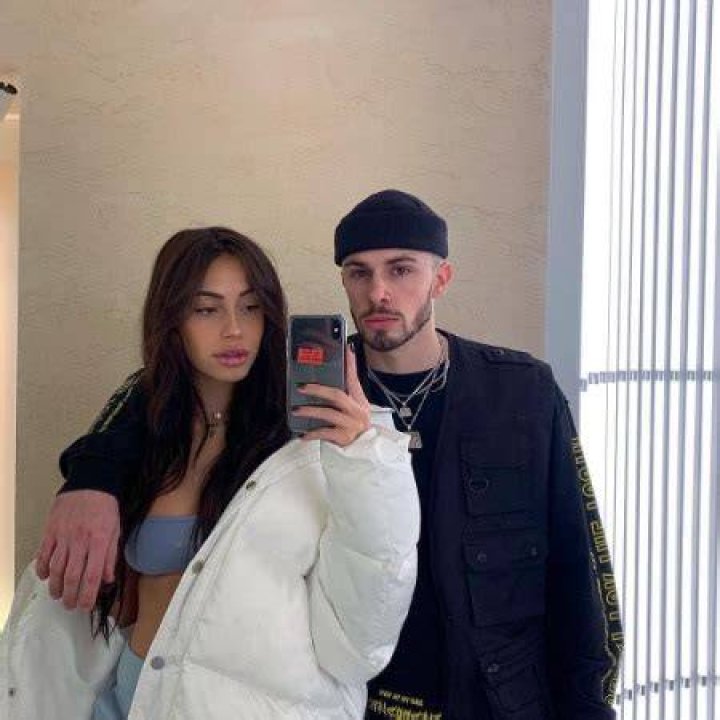 Claudia Tihan with her boyfriend Bio gossipy
