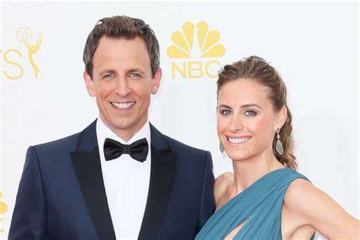 Comedian Seth Meyers and wife Alexi Ashe baby boy, yet to