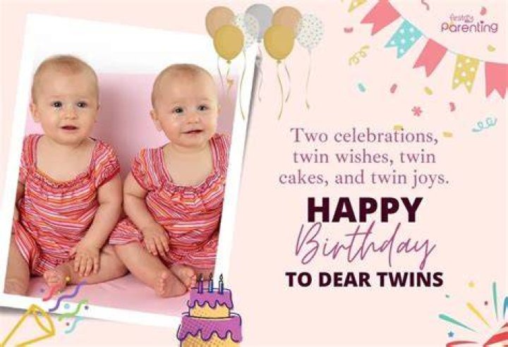 Cute Birthday Wishes For Twins Brother and Sister Birthday wishes for