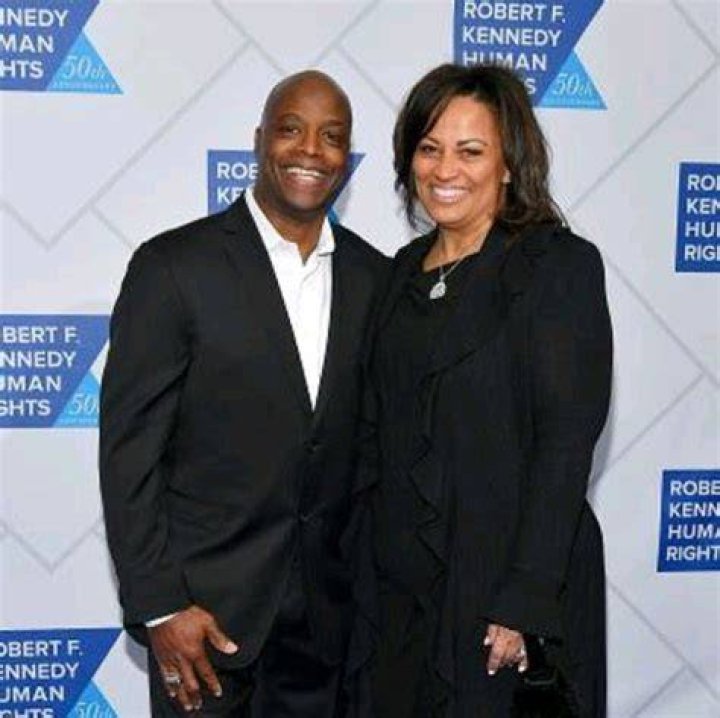 Darrell Green and Jewell Fenner attend the 2018 Robert F. Kennedy