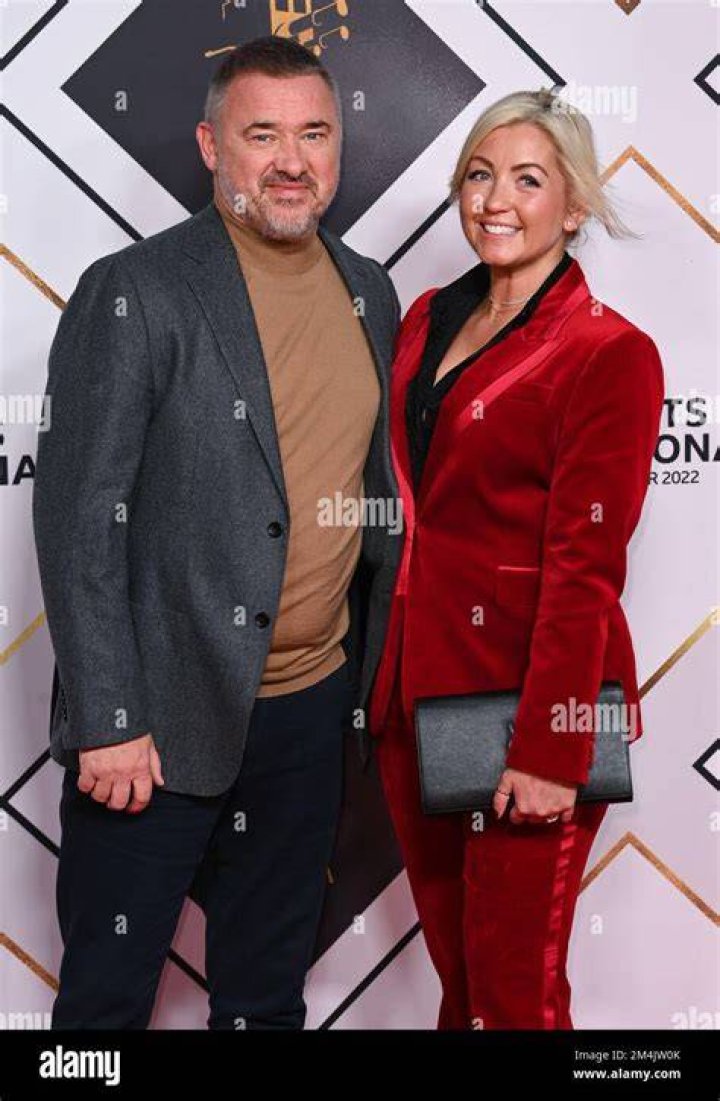 December 21st, 2022, London, UK. Stephen Hendry and partner Lauren