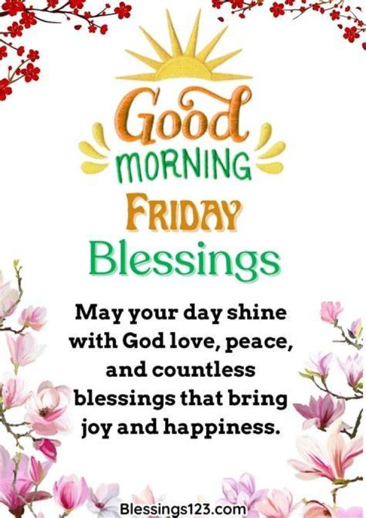 Friday Blessings Good morning happy friday, Divine inspiration and