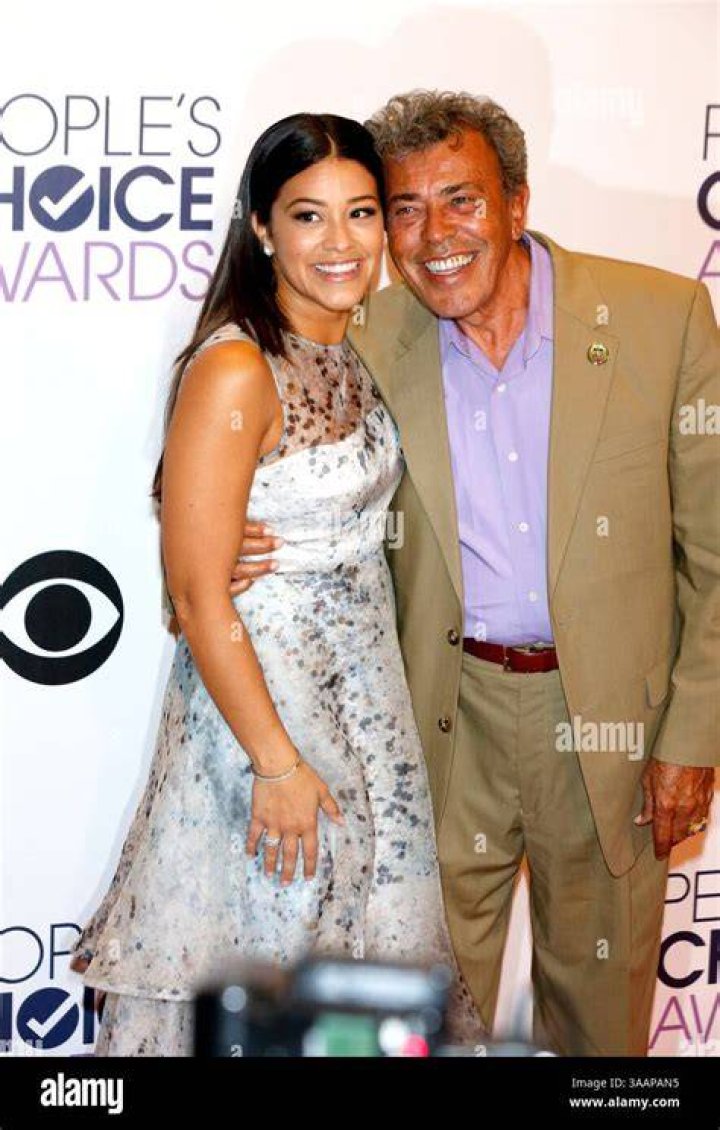Gina Rodriguez father Genaro Rodriguez Foto editorial en stock; Imagen