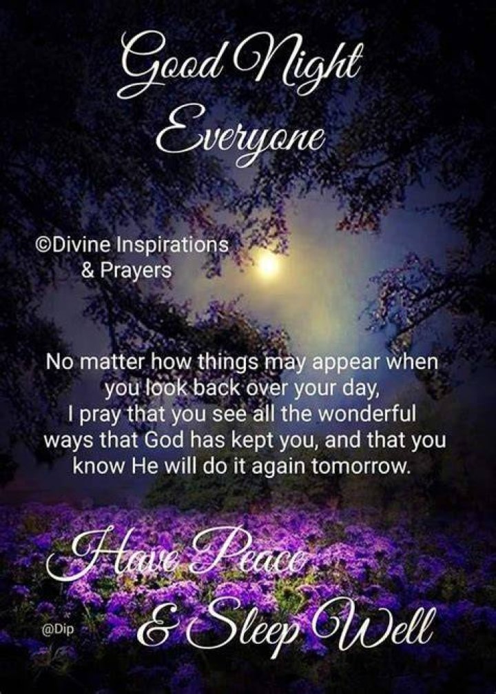 Good Night Spiritual Inspirations in 2020 Good night prayer, Good