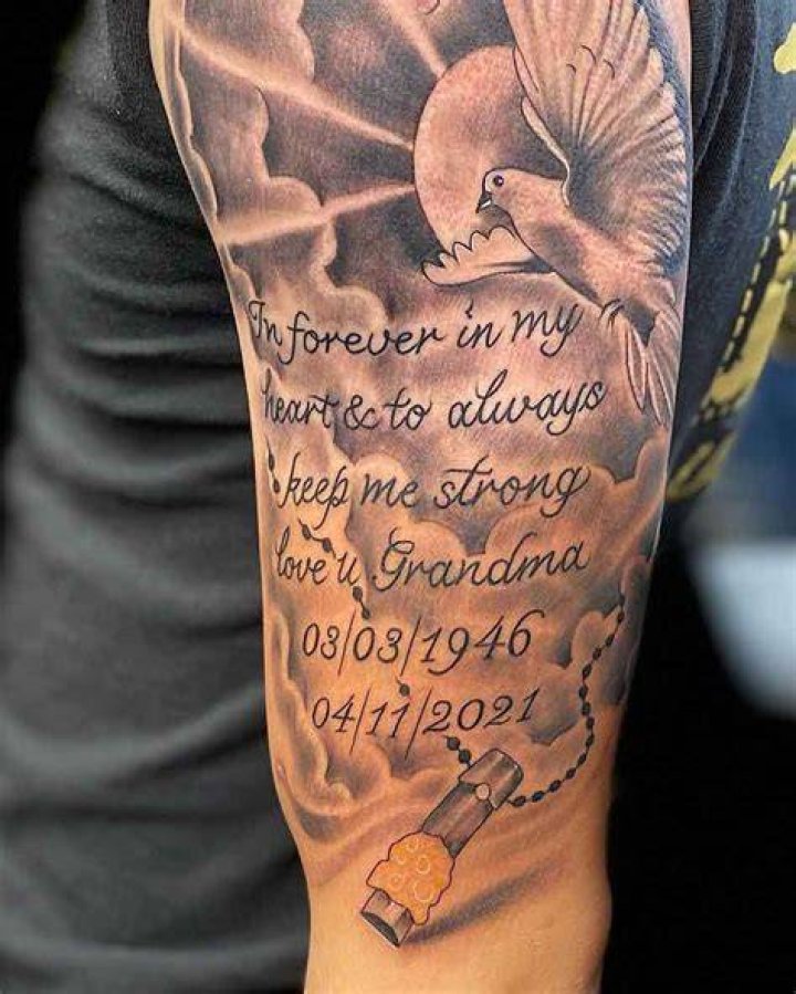 Grandmas memorial tattoo ) Rip Grandma Tattoos, Memorial Tattoos