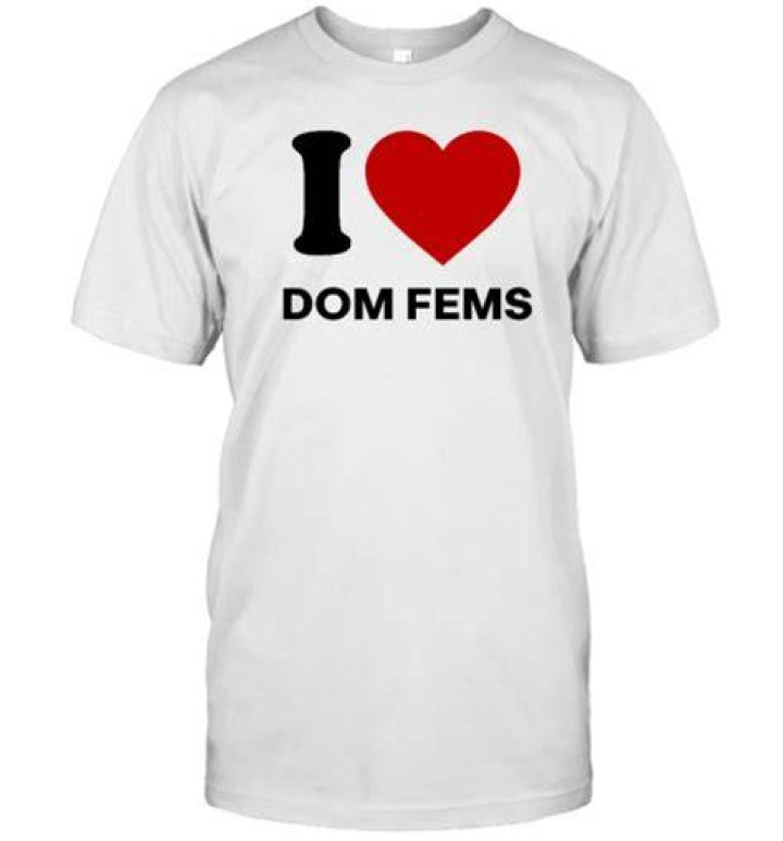 I Love Dom Fems heart shirt