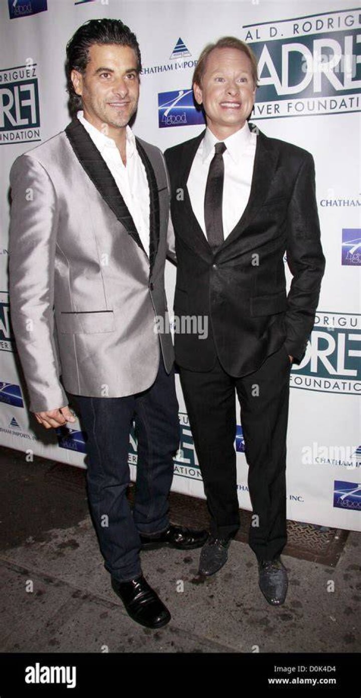 John Guerrera and his partner Carson Kressley The first 'Broadway Takes