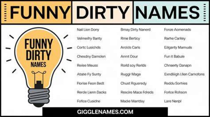 Joke Names Dirty Freeloljokes