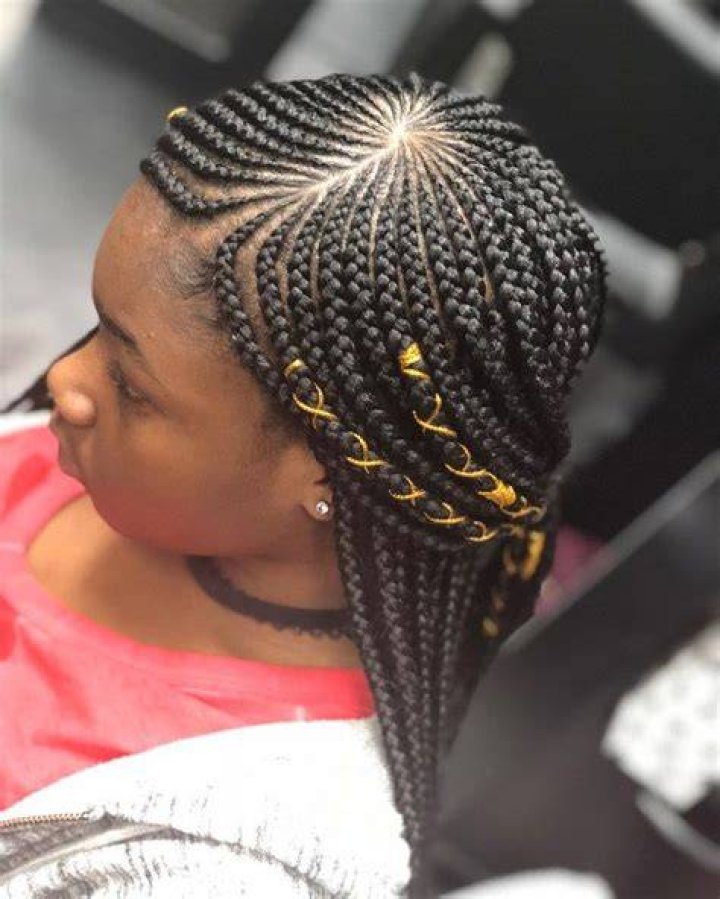 latest weave styles 2018 4 Scalp braids with weave, Hot hair styles