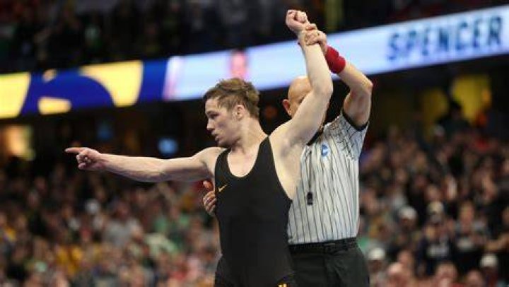 NCAA wrestling Iowa freshman Lee is national champion Iowa