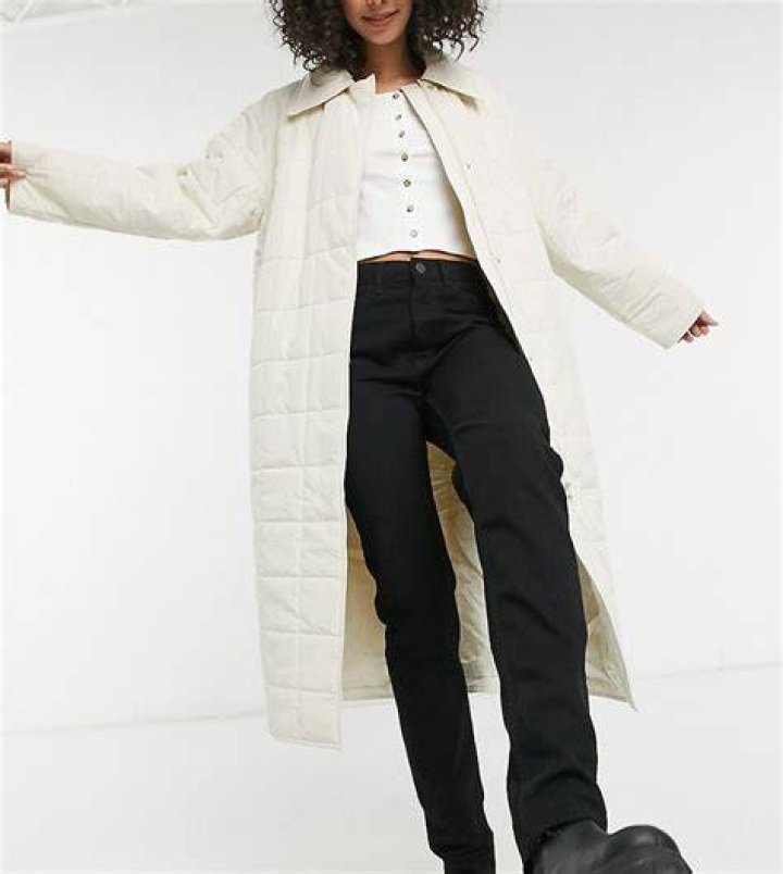 Noisy May Tall Lizzi Jean coupe droite Noir ASOS
