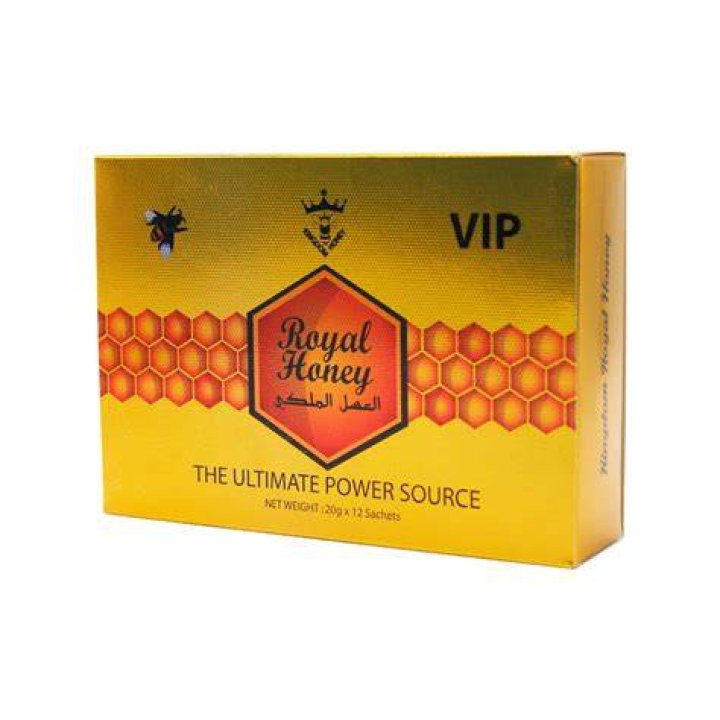 Original &ldquo;V.I.P&rdquo; Royal Honey 12 Sachets 20g Royalty Honey USA