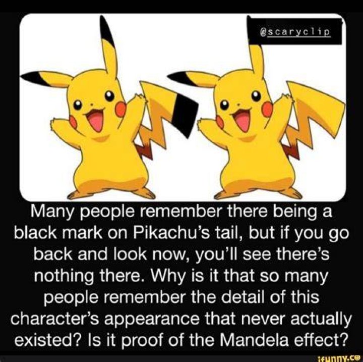 Pikachu&rsquo;s Black Tail Did it Exist or Mandela Effect?