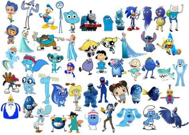 Pin by maga suevo on Dibujos Blue cartoon character, Cartoon art