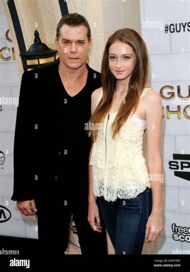 Ray Liotta and daughter Karsen attend Hannah Montana world premiere