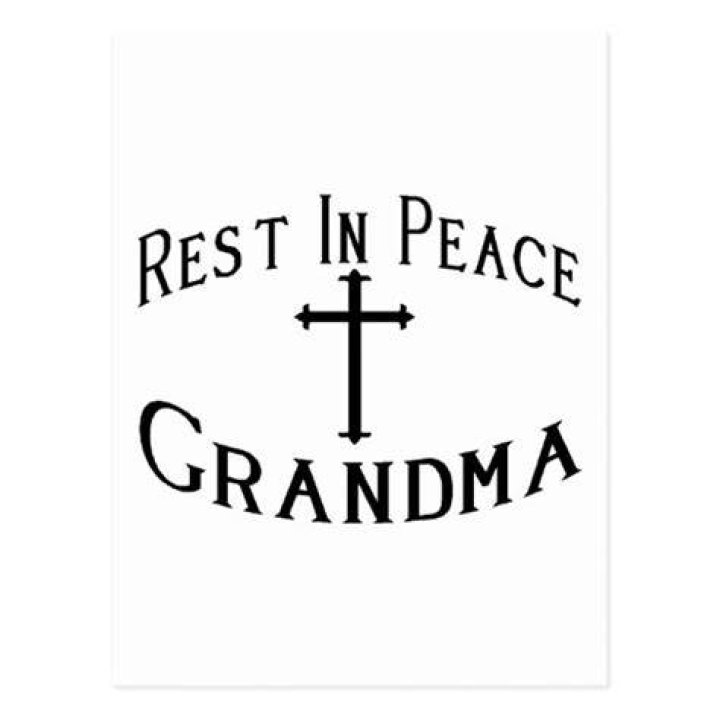 RIP Grandma Postcard Zazzle