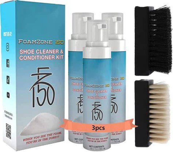 Shoe Doc FoamZone150 Cleaner & Conditioner Kit Clean, Restore and
