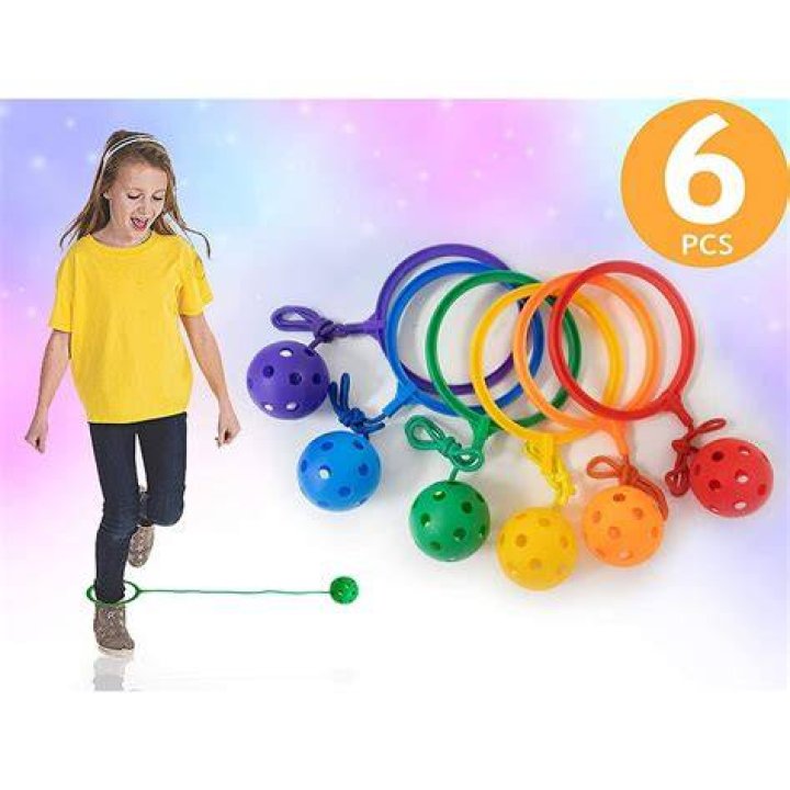 Skip Jump Rope Pack of 6 Variety Colors Best Swing Ball Game for
