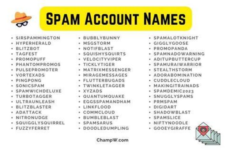 Spam for instagram Name for instagram, Usernames for instagram