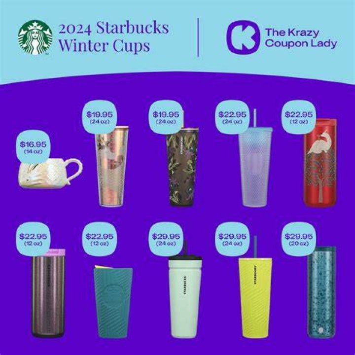 Starbucks Cups 2024 Winter Danica Brunhilda