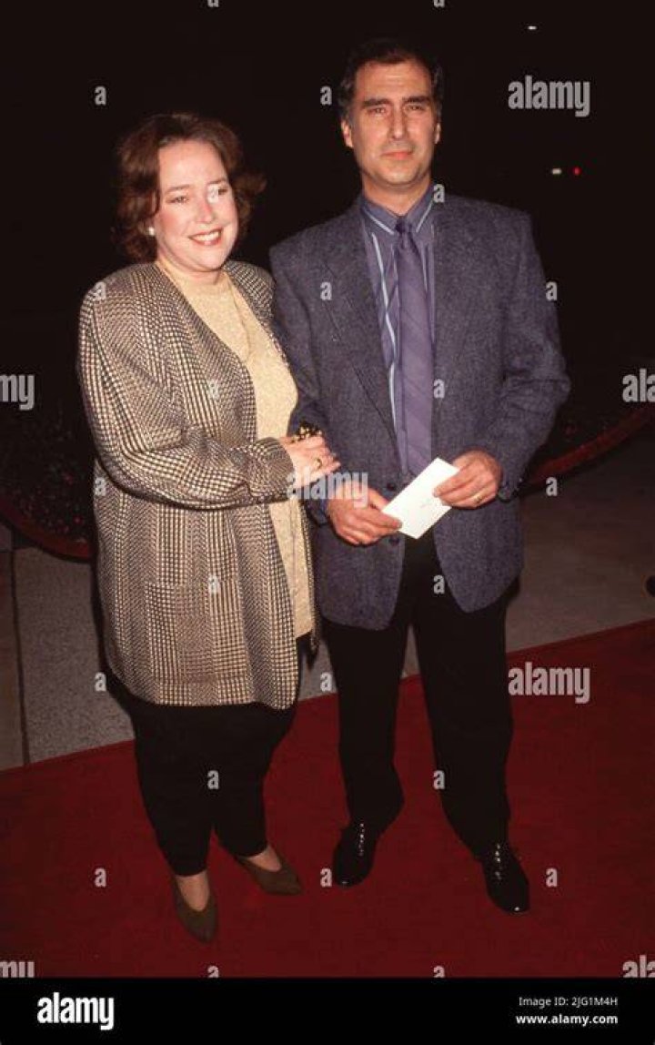 Tony Campisi and Kathy Bates at the AMPAS Reception on January 28, 1993