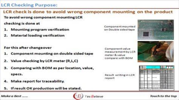 What is LCR Check? Why it is Important? YBtechsolution Pvt. Ltd SMT