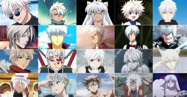 White Hair Characters Anime Pictures Boy picwabbit