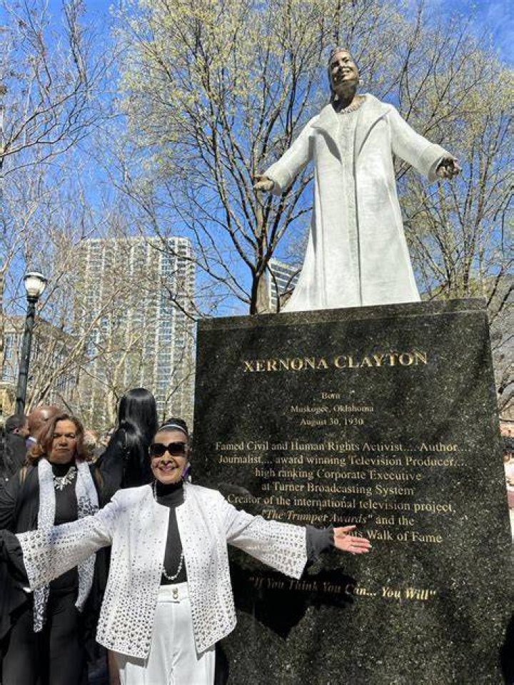 Xernona Clayton &mdash; the woman, the legend &mdash; now has a statue in Atlanta