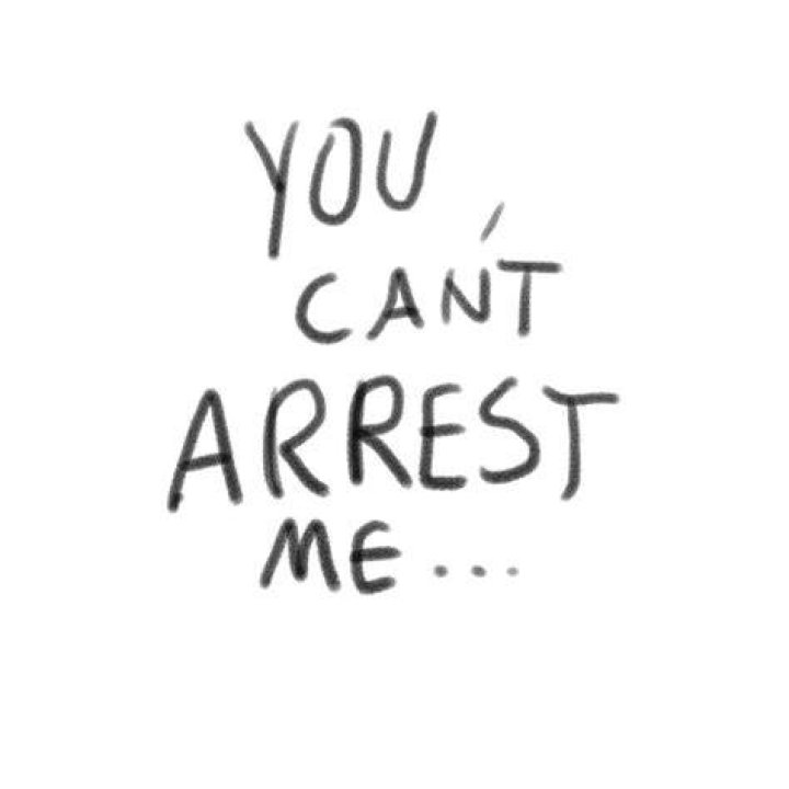 You cant arrest me WEBTOON